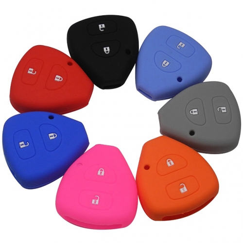 Toyota 2 button silicon case Please choose which color you like