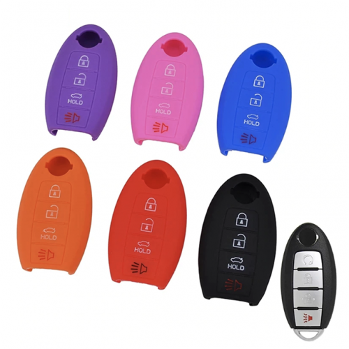 Nissan 3+1 button silicon case  Please choose which color you like