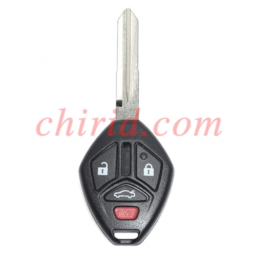Mitsubishi remote key  with 3+1 button with 313.8MHZ ID46 chip left blade FCCID: OUCG8D-620M-A/850G-G8D620MA