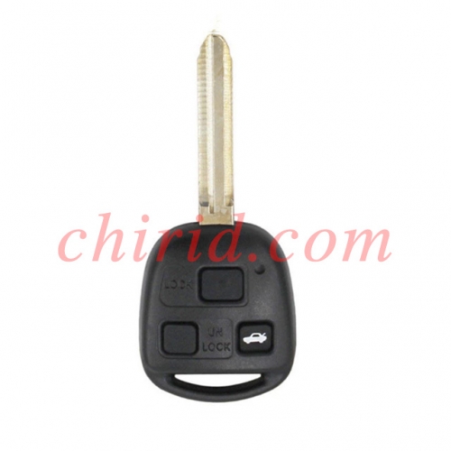Toyota  land cruiser prado 3 buttons remote key with 4D67 chip and toy43 blade with 434mhz