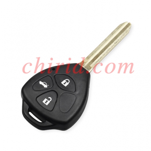 Toyota corolla 3 button remote key with 4d67 chip with 315mhz