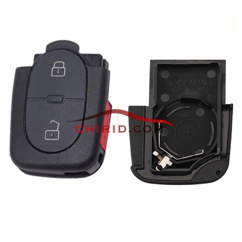 big battery, 2+1 button remote key blank part with panic 2032 model
