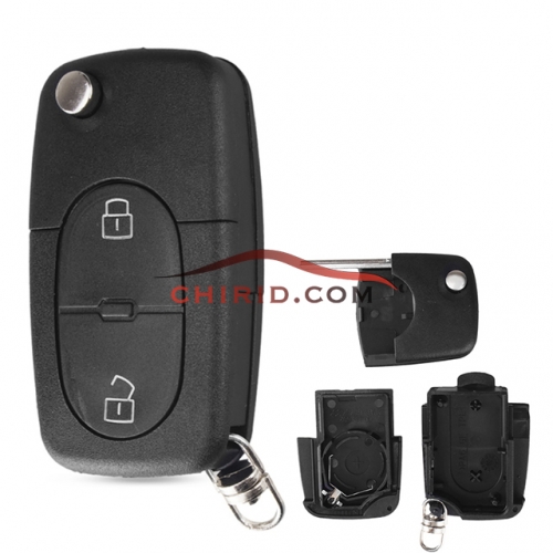 big battery,2 button remote key blank without panic 2032 model