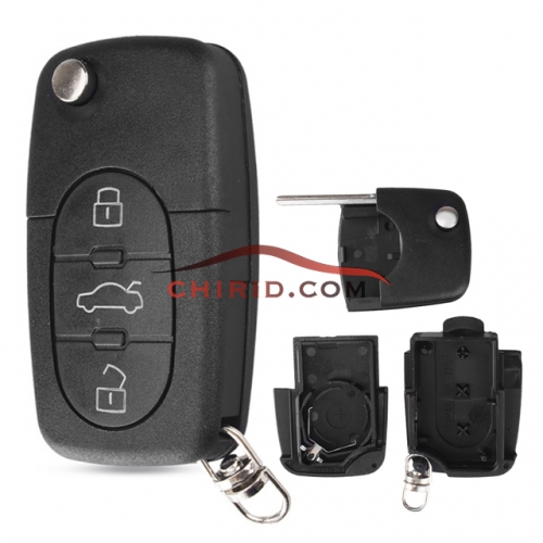 big battery, 3 button remote key blank part without panic 2032 model