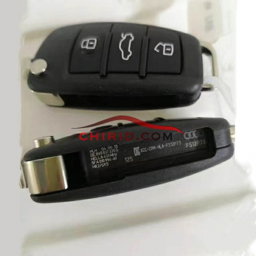 Original Audi A3 remote  key FCCID: 8vo837220 Used for  2015 - 2016year