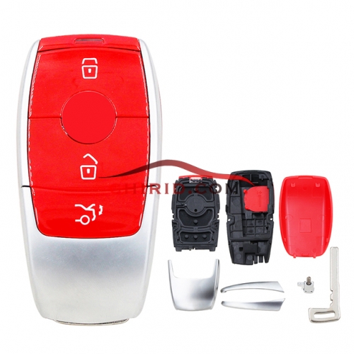 Benz  E300L S class GLC AMG 3 buttons remote key shell（Red color）