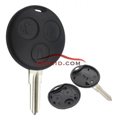 Benz 3 button remote key blank (without logo)