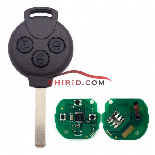Benz 3 button remote key with 434mhz