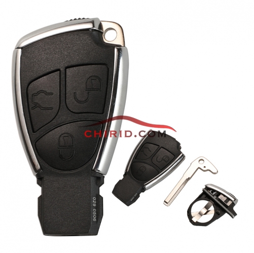 Benz uprade 3 button Remote car key shell for Mercedes Class Alarm Cover w203 w211 w204 Replacement Car key Fob shell