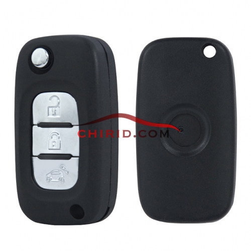 Benz smart 3 button remote  key with 434mzh with PCF7961M chip