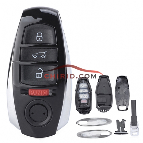 VW Touareg 3+1 button remote key shell