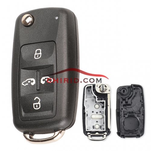 VW 4+1 button remote  key shell