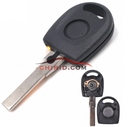 VW Skoda key blank with led light