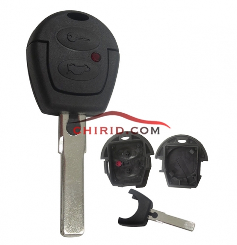 VW 2 button remote key blank  for GOL car