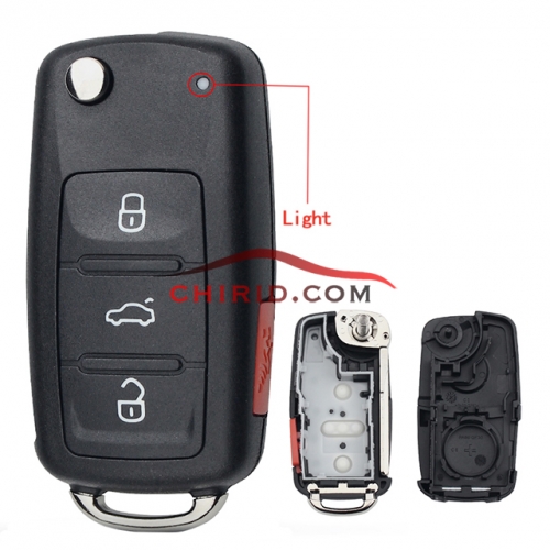 NEW Model for VW 3+1 button key blank After 2011