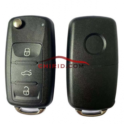 VW 3 button remote key  with ID48 chip 434mhz Model Number is 5KO-837-202AD