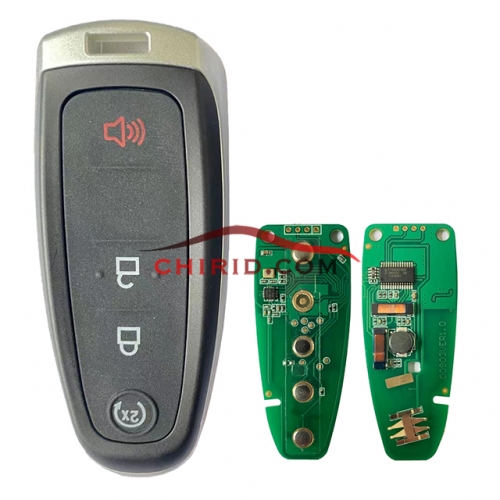 Ford keyless 3+1 button remote key with PCF7953 AC1500 chip-434mhz ASK model