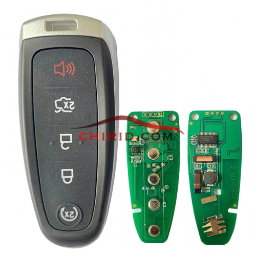 Ford keyless 5 button remote key with PCF7953 AC1500 chip-434mhz ASK model