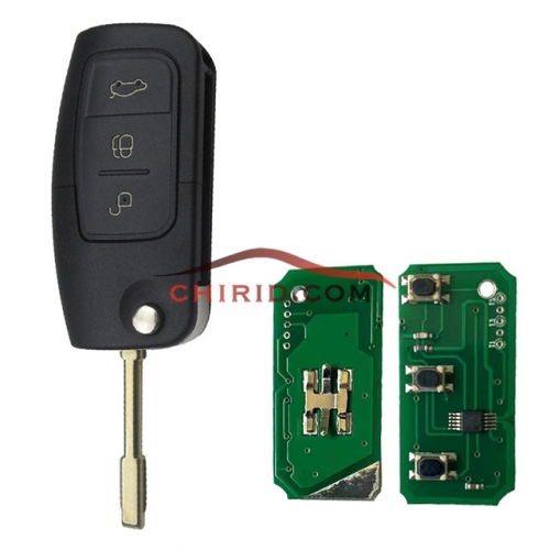 Ford mondeo remote key with auto close function with 4D60 chip 315mhz and 434mhz ford windows autoclose remote  hold on unlock and trunk button togeth