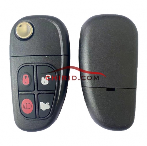 Ford J-aguar 4 button remote key with 434mhz & 4D60 glass chip
