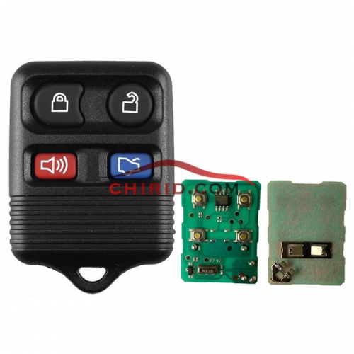 Ford 4button Remote control (Black） with 315mhz and 434mhz