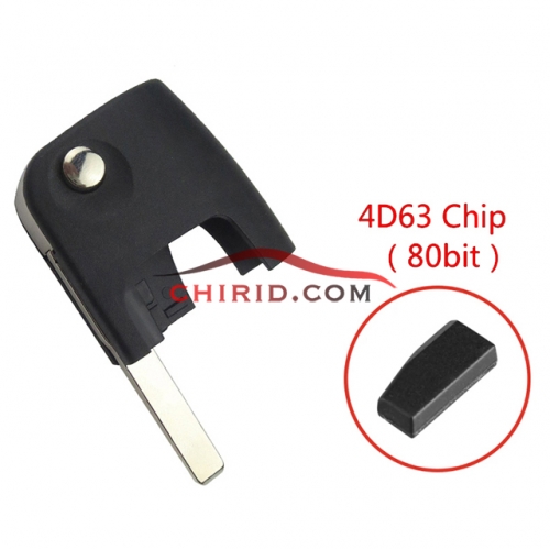 Ford Focus flip key head  with 4D63 chip- 80BIT