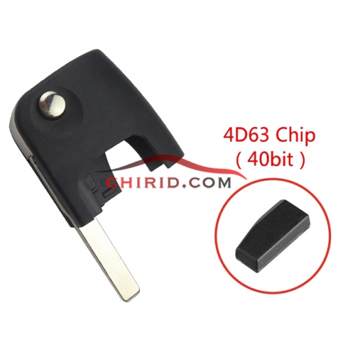 Ford Focus flip key head  with 4D63 chip -40 BIT