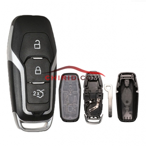 Ford 3 button remote key shell with Hu101 blade