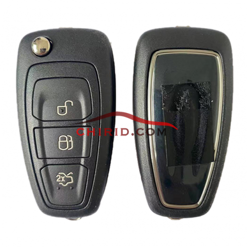 original Ford focus or mondeo 3 button remote key with 434mhz with 4D63 electronic chip chip number  is TMS37C158CN  CMIIT ID:2010DJ1445 continental: