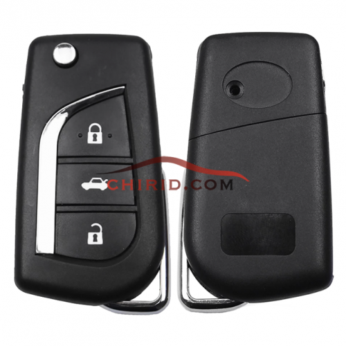 New Toyota Vios  Corolla High Lander Yaris etc  2013-2014 3 buttons remote key with 433mhz