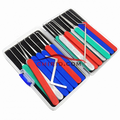 18pc lock pick bag