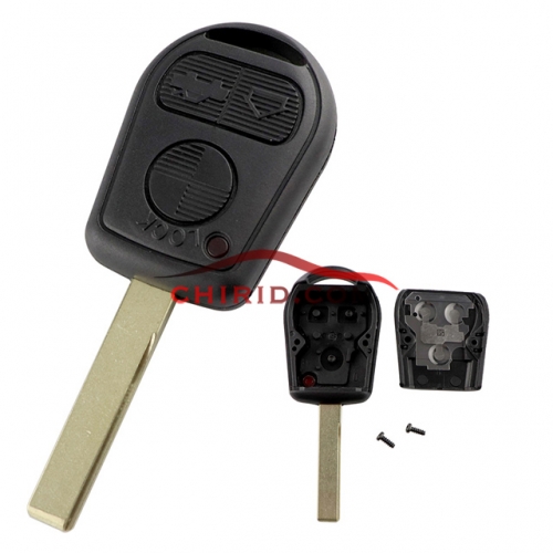 BMW remote key With 3 button  the blade is 2 track