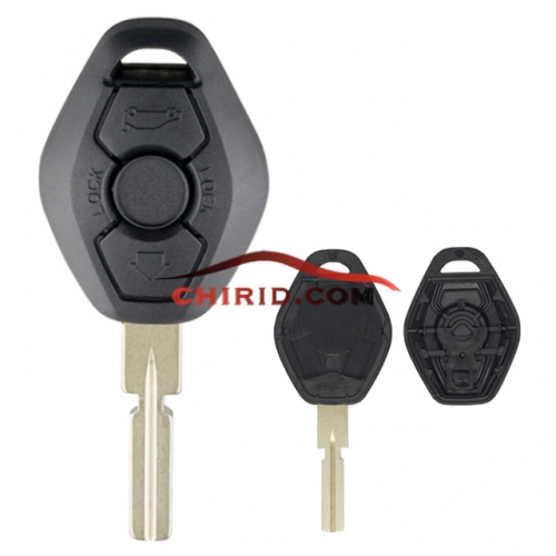 BMW 3 button remote blank  with 4 track (high quality) HU58