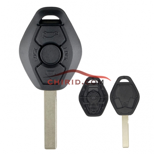 BMW 3 button remote blank  with 2 track (high quality)