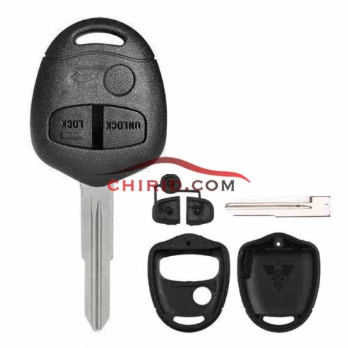 Updated Mitsubishi 3 key shell with right blade