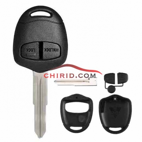 Updated Mitsubishi 2 key shell with right blade