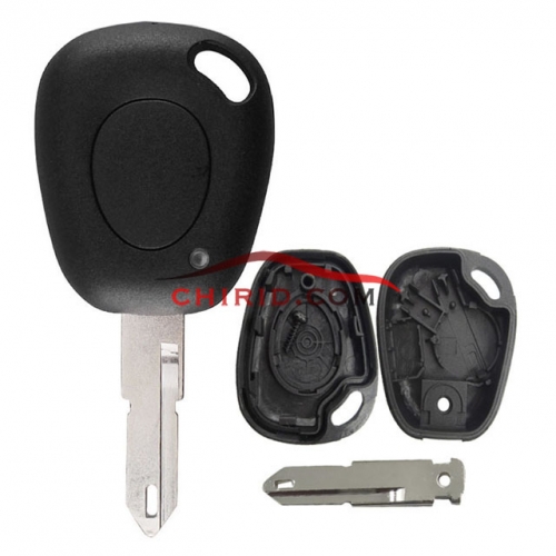 Renault 1 button remote key  shell with (no logo)