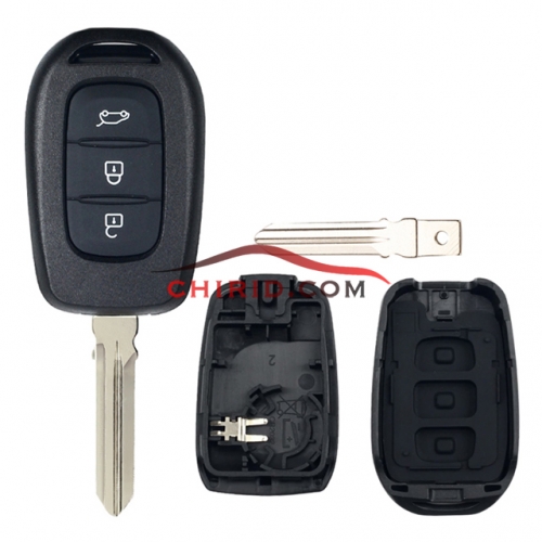 Renault 3button remote key blank  with HU136 blade