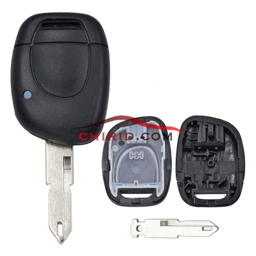 Renault 1 button remote Key blank with the battery place for  98 model