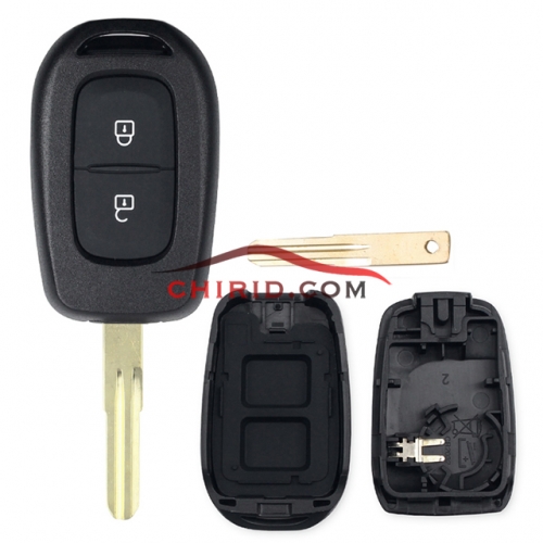 Renault 2 button remote key blank