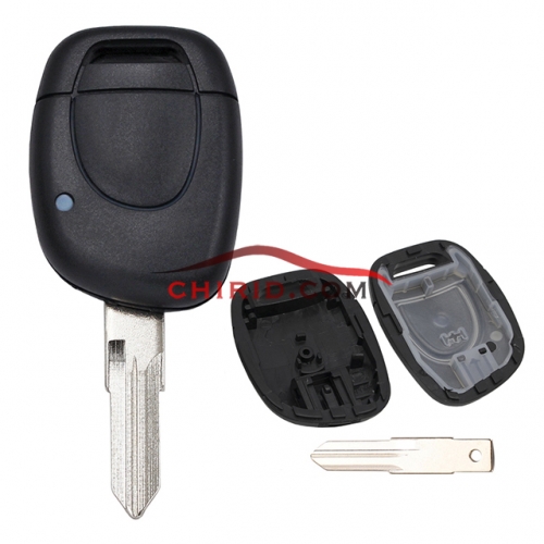 Renault 1 button remote key blank without battery part