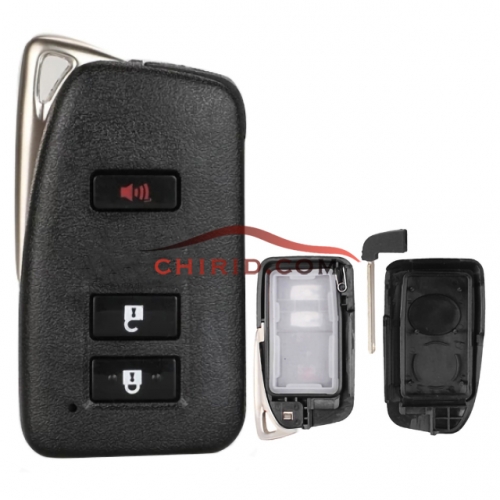 Toyota 2+1 button modified remote key blank