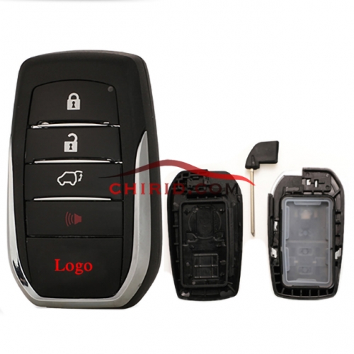 Toyota 3+1 button key shell with SUV car button
