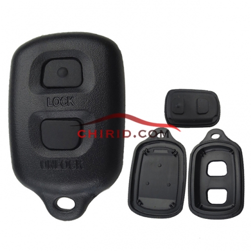 Toyota 2 button remote key shell without logo