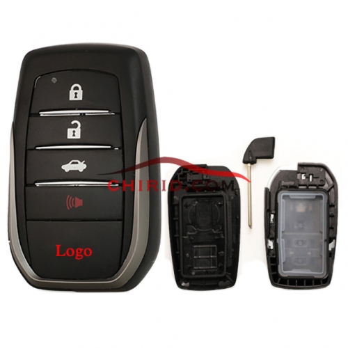 Toyota 3+1 button key shell with car button