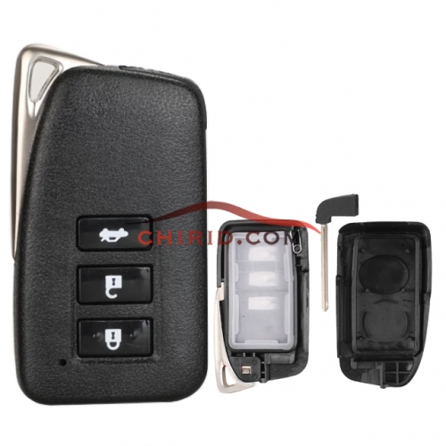 Toyota 3 button modified remote key blank