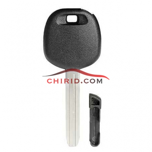 Toyota transponder key blank Toy43 blade without logo with TPX chip and  carbon chip part