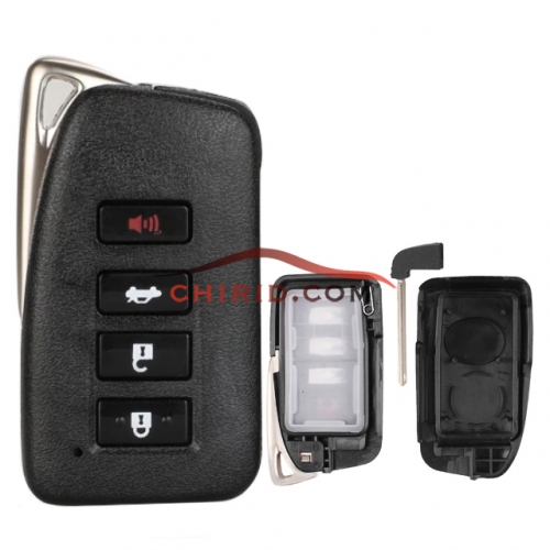 Toyota 3+1 button modified remote key blank