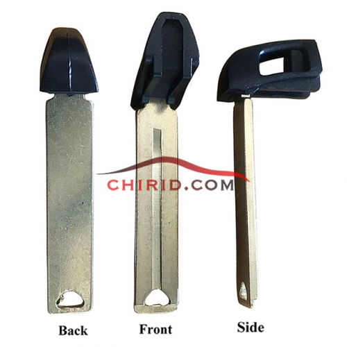 Toyota key blade，inside with groove  ,outside is flat