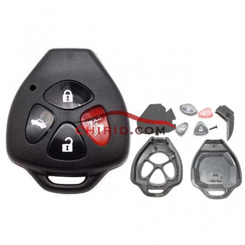  Toyota 3+1 buttons key blank